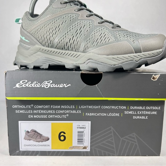New Eddie Bauer Trail Hiking Shoe Ortholite Lightweight outdoor Sneaker; Women 6 - Picture 2 of 16